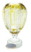 Bursztynowy kryształowy wazon 45 cm THC MaRika