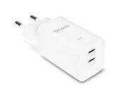 DICOTA Ładowarka GaN 65W 2xUSB-C biała DICOTA