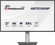 IIYAMA Monitor 27 cali ProGraphic HB2701UHSNP-B1 4K,IPS BLACK 2.0,450cd,VESA USB-c dock(PD:96W),HDMI,DP,DAISY/CHAIN,4xUSB,RJ45,3000:1,sRGB:100%,DCI-P3 IIYAMA