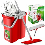 GreenBlue Mop płaski z wiadrem i wyciskaczem GB850 GreenBlue