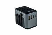 Verbatim Adapter podróżny UTA-03 49545 180 krajów, ładowarka PD 30W, QC 3.0 3x USB-C , 2x USB-A Verbatim