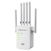 Qoltec Wzmacniacz sygnału WiFi | Repeater | Access Point | 300Mb/s | 6 anten | 2xRJ45 Qoltec