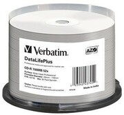 Verbatim CD-R 52x 700MB 50P CB DL Printable Azo 43745 Verbatim