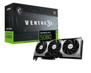 MSI Karta graficzna GeForce RTX 5080 VENTUS 3X OC 16G GDDR7 256bit DP/HDMI MSI