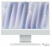 Apple iMac 24 cale: M4 10/10, 16GB, 256GB SSD - Srebrny Apple