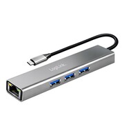 LogiLink HUB USB3.2 3xUSB-A, 1x RJ45 Gigabit Ethernet LogiLink