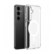 CRONG Etui Crystal Shield Magnetic Samsung Galaxy S25 MagSafe przezroczyste CRONG