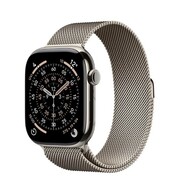 Apple Watch Series 11 GPS + Cellular koperta 46 mm z tytanu w kolorze naturalnym, bransoleta mediolańska w kolorze naturalnym - rozmiar S/M Apple