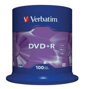 Verbatim DVD+R 16x 4.7GB 100P CB 43551 Verbatim