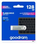 GOODRAM Pendrive UNO3 128GB USB 3.2 Gen1 srebrny GOODRAM