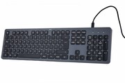 Hama Klawiatura CK-400 przewodowa Czarno-szara Hama
