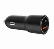 Gembird Ładowarka samochodowa USB-A/USB-C 38W PD czarna Gembird