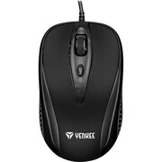 YENKEE Mysz przewodowa USB, 4 przyciski, YMS 1025BK, optyczna YENKEE