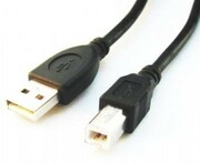 Gembird Kabel USB 2.0 typu AB AM-BM 3m czarny Gembird