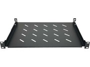 ALANTEC Półka stała 19 cali 1U głębokość 350mm Czarna ALANTEC