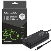 Qoltec Ładowarka do baterii roweru elektrycznego 36V | 42V | 2A | 5.5*2.1 Qoltec