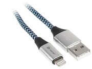 Tracer Kabel USB 2.0 iPhone AM lightning 1,0m czarno-niebieski Tracer