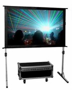 AVTek Ekran ramowy FOLD 280 (16:9, 324.8 x 193 cm, czarne ramki, Matt White) AVTek