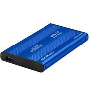 Qoltec Obudowa na dysk HDD/SSD 2.5 cala SATA3 | USB 3.0 | Niebieska Qoltec