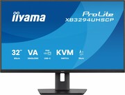 IIYAMA Monitor 31.5 cala XB3294UHSCP-B1.4K,VA,2xHDMI,DP,USB-C dock 95W, PIP,RJ45, 400cd, 2ms, 4xUSB, KVM,Sync,2x5W, HAS (150) PIVOT, IIYAMA