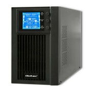 Qoltec Zasilacz awaryjny UPS, on-line, czysta fala sinusoidalna, 1KVA, 800W, LCD, USB Qoltec