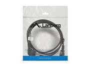 Lanberg Kabel zasilający CEE 7/7 - IEC 320 C13 VDE 1.8M czarny Lanberg