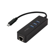 LogiLink Adapter Gigabit Ethernet do USB 3.0 z hubem USB LogiLink