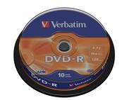 Verbatim DVD-R 16x 4.7GB 10P CB 43523 Verbatim
