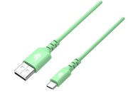 TB Kabel USB-USB C 1m silikonowy zielony Quick Charge TB