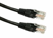 TB Kabel Patchcord miedziany kat. 5e RJ45 UTP 0,5m czarny TB