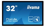 IIYAMA Monitor dotykowy 32 cale TF3215MC-B2 POJ.30PKT.VA.VGA.HDMI.DP.500cd/m2.3000:1/8ms.24/7.7H.IP65(front).PION/POZIOM.200x200mm(vesa) IIYAMA