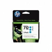 HP Ink 712 3-Pack 29ml Cyan 3ED77A HP