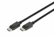 Digitus Kabel połączeniowy DisplayPort z zatrzaskami 8K 30Hz UHD Typ DP/DP M/M czarny 2m Digitus