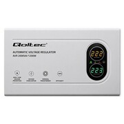 Qoltec Stabilizator napięcia AVR 2000VA | 1200W | Toroidalny transformator Qoltec