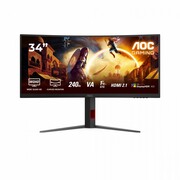 AOC Monitor CU34G4Z 34 cale 240Hz Curved VA HDMIx2 DP HAS AOC