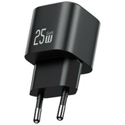 USAMS Ładowarka sieciowa JC Series CC289 25W GaN Fast Charger USB-C czarna USAMS