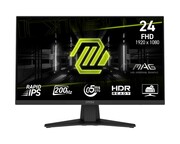 MSI Monitor 23.8 cala MAG 244F LED/FHD/Flat/200Hz/czarny MSI
