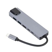 Gembird Adapter USB-C Hub USB-C/A LAN HDMI Gembird
