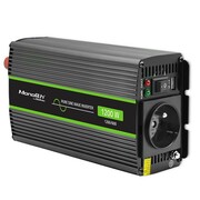 Qoltec Przetwornica napięcia Monolith | 600W | 1200W | 24V na 230V | Czysty Sinus Qoltec