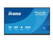 IIYAMA Monitor 75 cali TN7505A-B1AG IPS,4K,40pkt,500cd,nonOS,1200:1,5ms, DeepContrast-IR+, 1xVGA,2xHDMI,DP,USB-C(PD65W),2xRJ45,2x20W,PiP,PbP,UCHWYT IIYAMA
