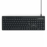 Hama Klawiatura CK-200 przewodowa Czarna Hama