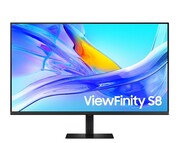 Samsung Monitor 37 cali ViewFinity S80UD IPS 3840x2160 UHD 16:9 1xHDMI 1xDP 1xUSB-C 90W 3xUSB-A 5ms PinP/PbyP 60Hz HAS+PIV płaski 3YOn-Site (LS37D800U Samsung