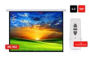 Maclean Ekran projekcyjny elektryczny MC-552 150 cali 300x220 4:3 ściana lub sufit Maclean
