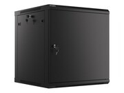 Lanberg Szafa wisząca 19 12U 600x600 cz WF01-6612-00B Lanberg