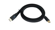 TB Kabel HDMI v 2.1 płaski 3m czarny TB