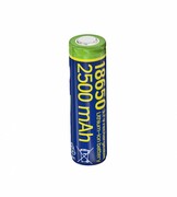Gembird Akumulator litowo-jonowy typ 18650 (10C), 3.7V, 2500mAh z płaskimi biegunami Gembird