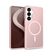 CRONG Etui Hybrid Matte Magnetic - MagSafe Samsung Galaxy S26 Różowe CRONG