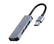 Gembird Hub 4-portowy USB (3xUSB 2.0, USB 3.1) Gembird