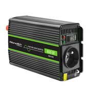 Qoltec Przetwornica napięcia Monolith | 300W | 600W | 24V na 230V | Czysty Sinus Qoltec