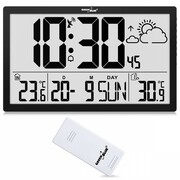 GreenBlue Zegar ścienny LCD wielofunkcyjny GB218 GreenBlue